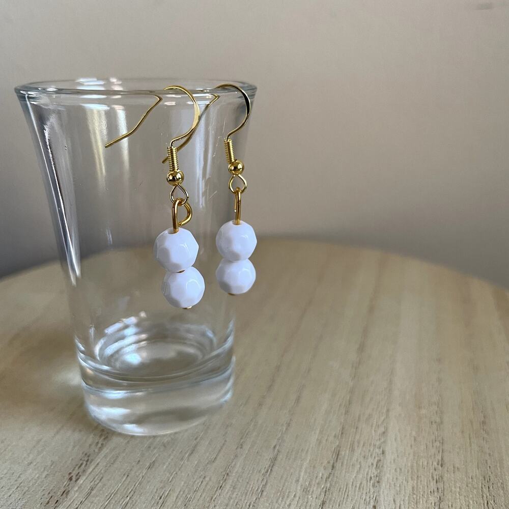 Rocio Beaded Earrings NWT handmade metallic delicate lightweight vintage stateme
